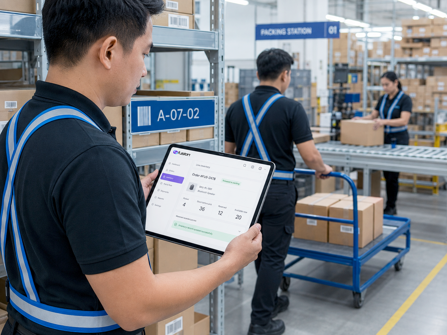 Real-time inventory tracking