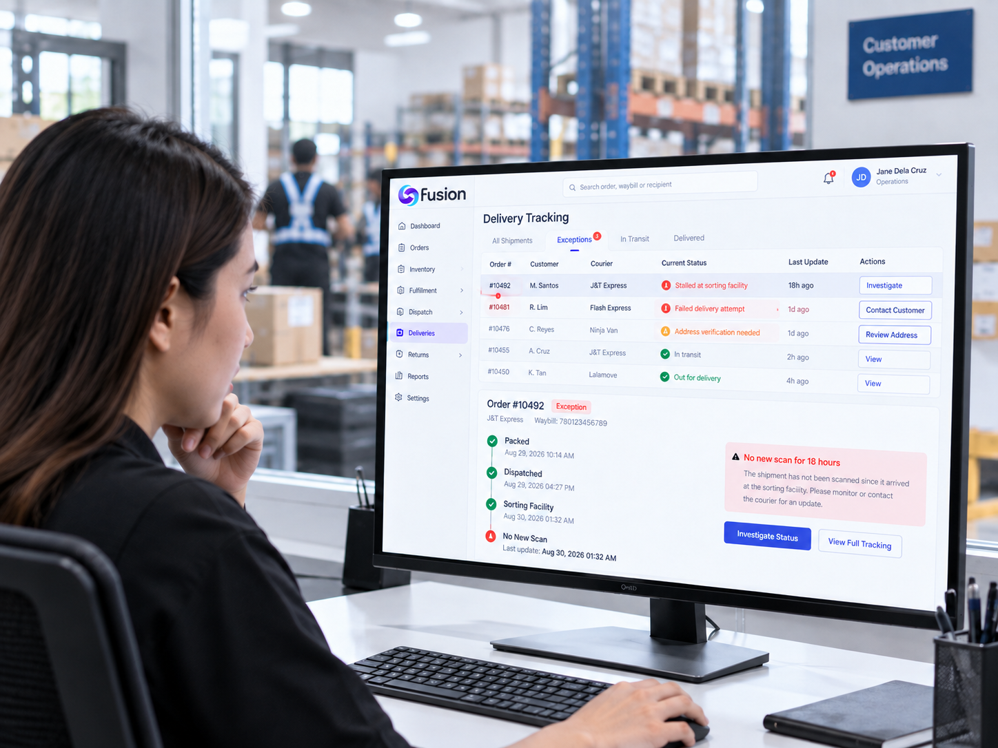 Delivery tracking