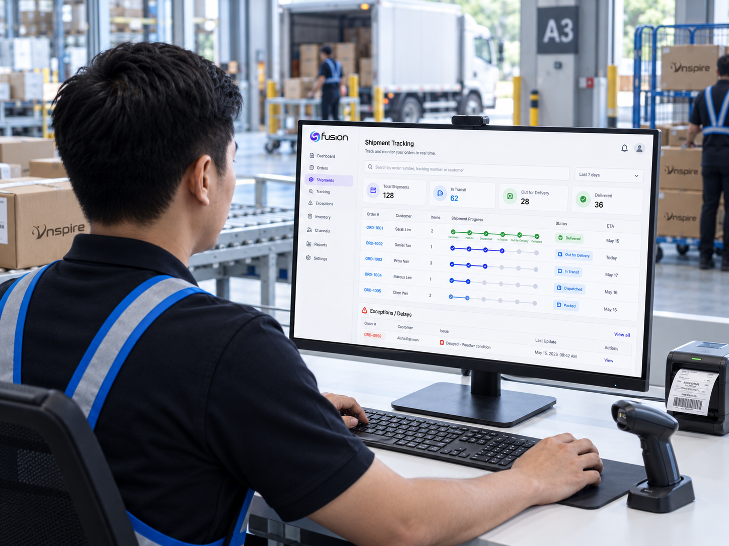 Delivery tracking