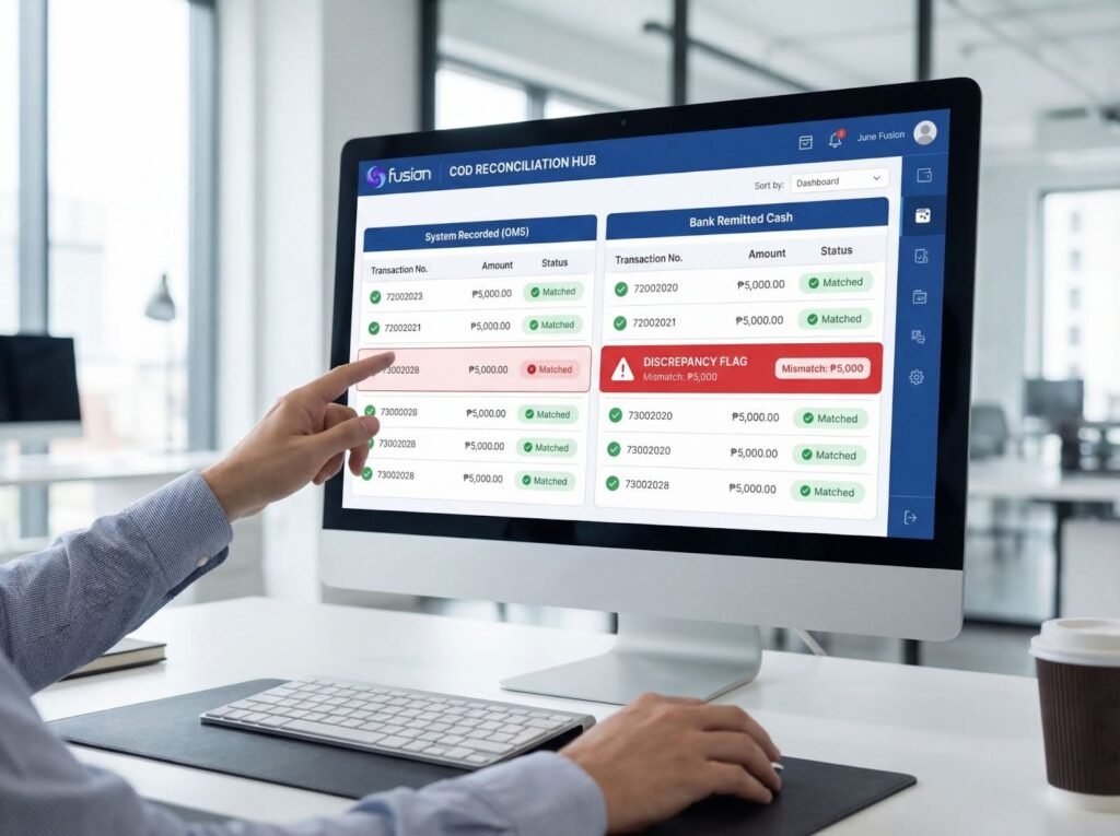 COD reconciliation process